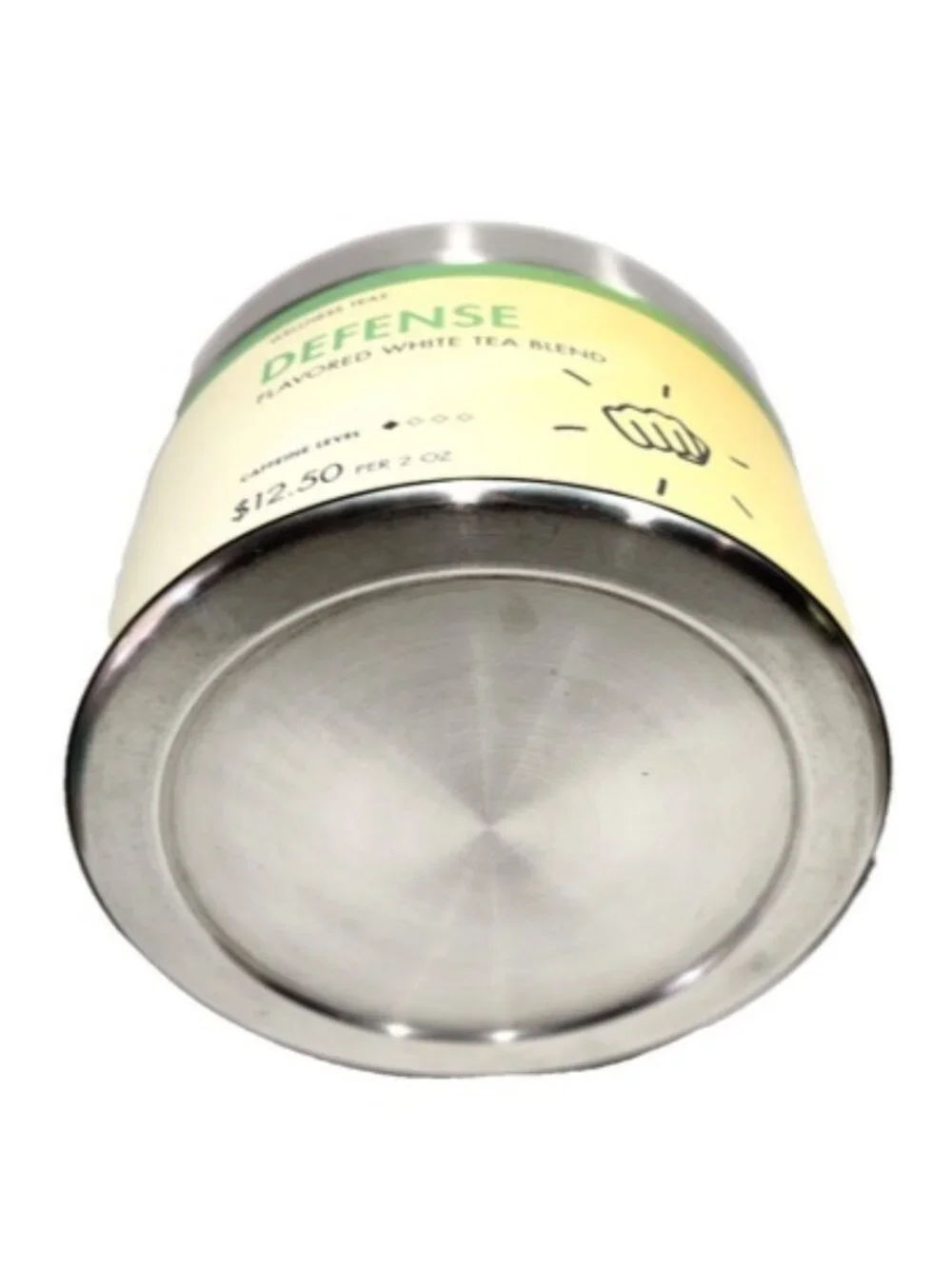 Teavana Defense Wall Store Display Collectible Canister Tin RARE DISC